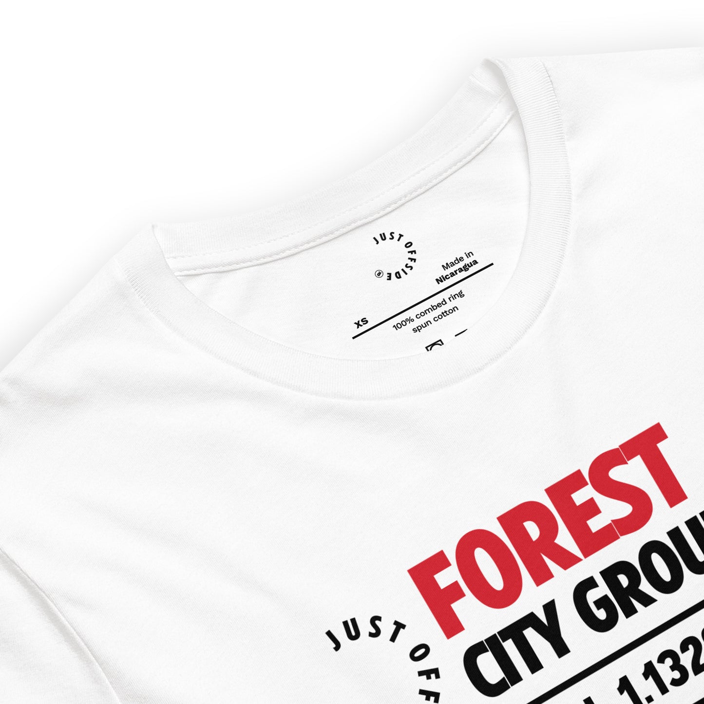 Nottingham Forest Coordinates T-Shirt (White)