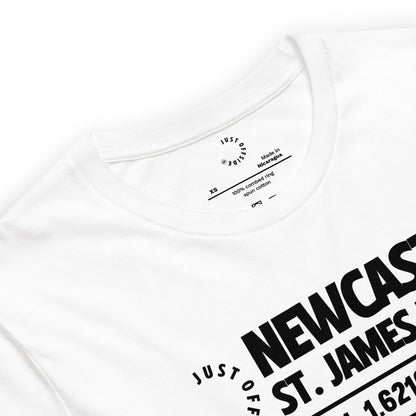 Newcastle Coordinates T-Shirt (White)